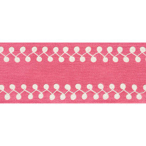 Perla Tape Peony E12219 by Thibaut Fabric