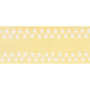 Perla Tape Daffodil E12221 by Thibaut Fabric