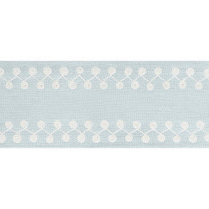 Perla Tape Mist E12224 by Thibaut Fabric