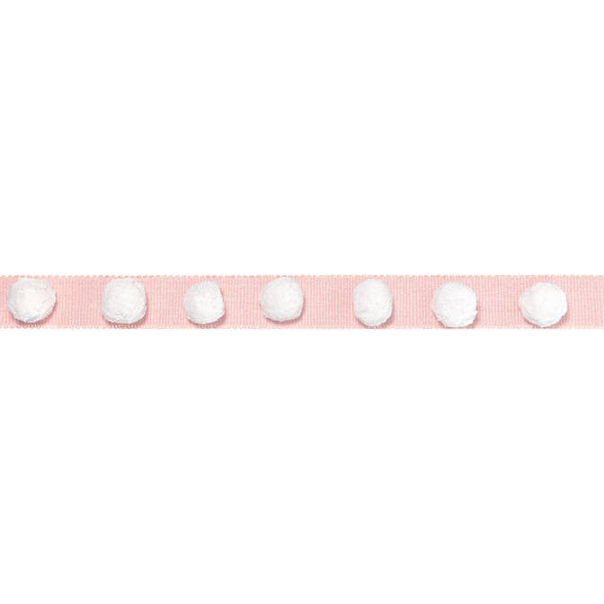 Pom Pom Tape Blossom E12247 by Thibaut Fabric Thibaut Fabric Pom Pom Tape Blossom E12247Fabric Tapes & Trims Volume 3 100% Cotton INDIA </p><p>Repeat: V: 2 1.25 - Fabric Carolina -