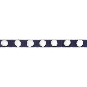 Pom Pom Tape Navy E12251 by Thibaut Fabric
