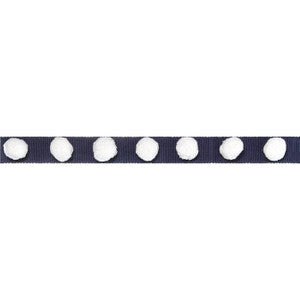 Pom Pom Tape Navy E12251 by Thibaut Fabric