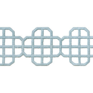 Fret Applique Powder E12266 by Thibaut Fabric