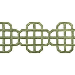Fret Applique Juniper E12271 by Thibaut Fabric