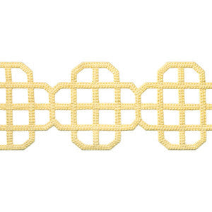 Fret Applique Daffodil E12272 by Thibaut Fabric