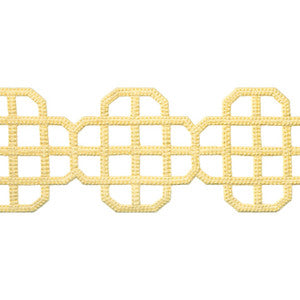 Fret Applique Daffodil E12272 by Thibaut Fabric