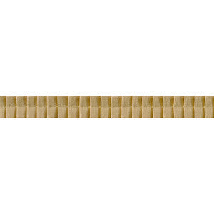 Pleated Tape Soft Gold E12310 by Thibaut Trim