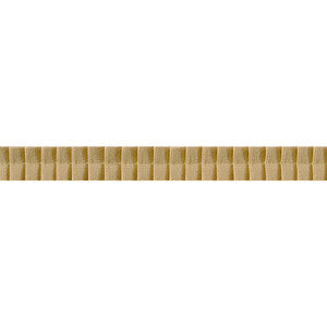 Pleated Tape Soft Gold E12310 by Thibaut Trim