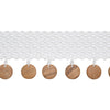 BALI BEAD Snow White E12419 by Thibaut Designer Trim