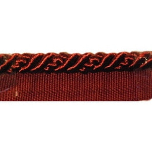 Cord - 18 Brazilian Ruby by Europatex Fabric Cord 100% Polyester China See Sample Horizontal: N/A and Vertical: N/A 0.38 inches  - Fabric Carolina -