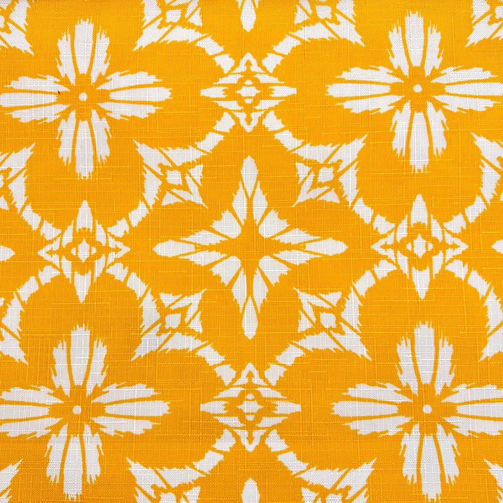 Outdoor Aspidoras Yellow by Europatex Fabric Outdoor 100% Polyester 9.00" H, 8.38" V 60.00 inches - Fabric Carolina -