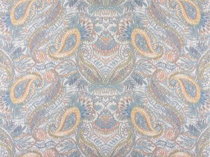 Scalamandre Fabric Indra Slate BlueMulti