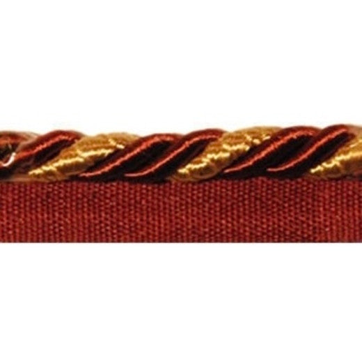Cord - 7118 Bordeaux by Europatex Fabric Cord 100% Polyester China See Sample Horizontal: N/A and Vertical: N/A 0.38 inches  - Fabric Carolina -