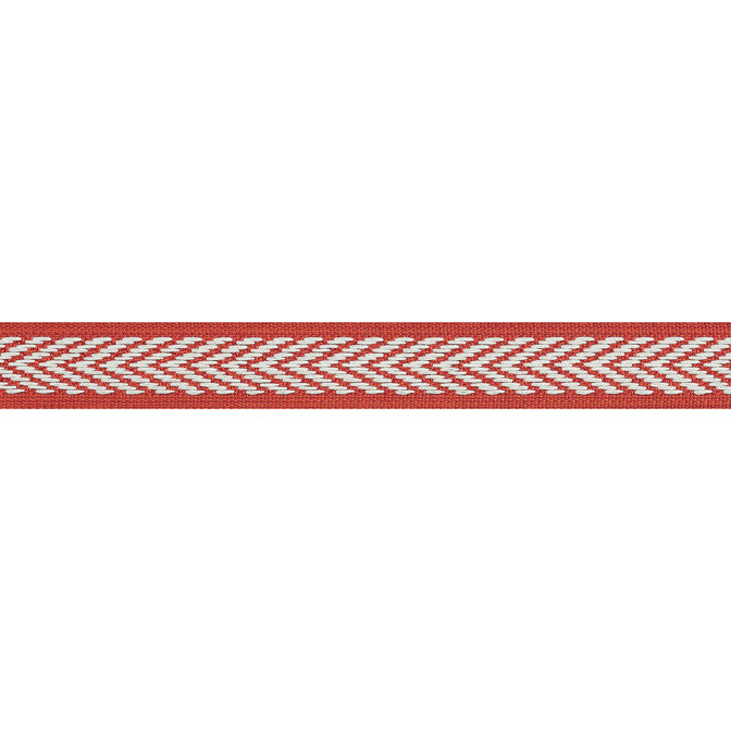 Westport Tape Cranberry E81835 by Thibaut Fabric Thibaut Fabric Westport Tape Cranberry E81835Fabric Tapes & Trims Vol. 4 100% Solution Dyed Polyester UNITED KINGDOM </p><p>Repeat: V: - 1 - Fabric Carolina -