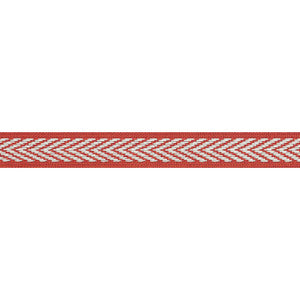 Westport Tape Cranberry E81835 by Thibaut Fabric
