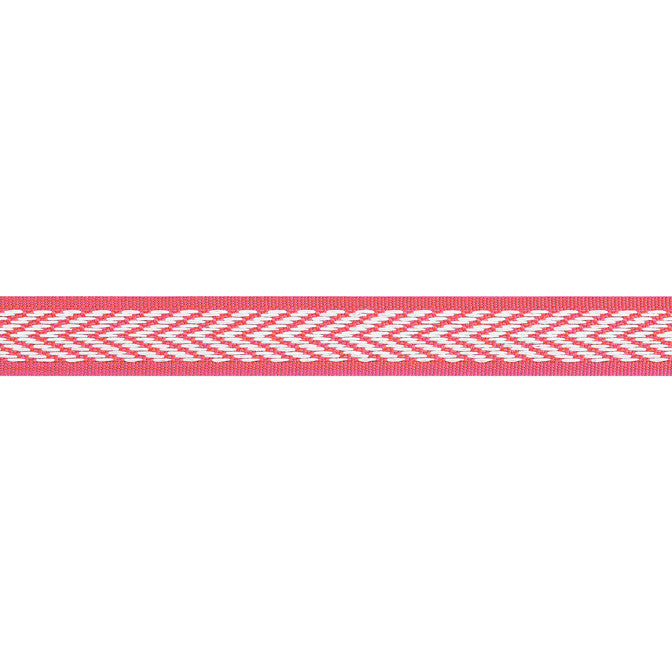 Westport Tape Watermelon E81836 by Thibaut Fabric Thibaut Fabric Westport Tape Watermelon E81836Fabric Tapes & Trims Vol. 4 100% Solution Dyed Polyester UNITED KINGDOM </p><p>Repeat: V: - 1 - Fabric Carolina -