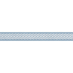 Westport Tape Spa Blue E81841 by Thibaut Fabric