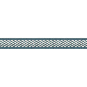 Westport Tape Teal E81843 by Thibaut Fabric
