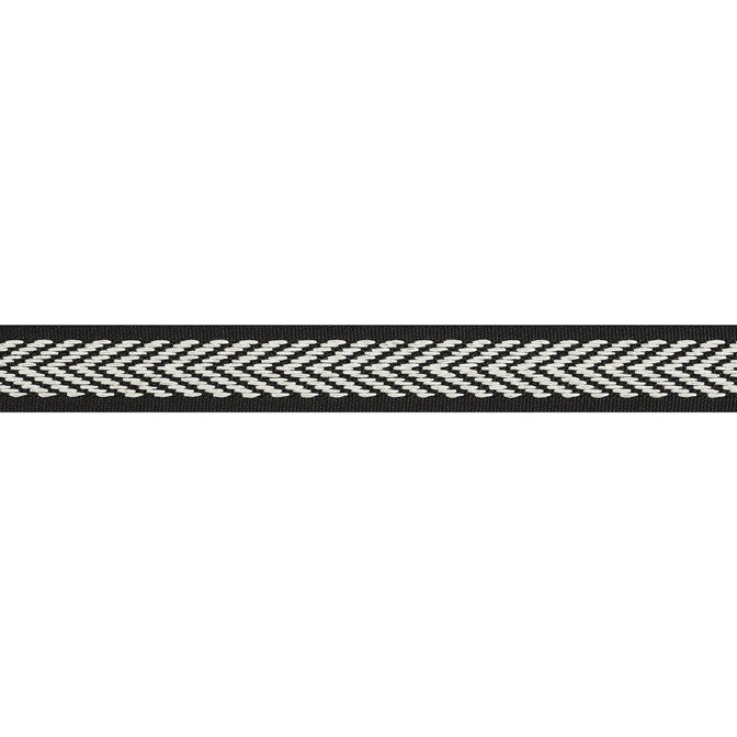 Westport Tape Onyx E81845 by Thibaut Fabric Thibaut Fabric Westport Tape Onyx E81845Fabric Tapes & Trims Vol. 4 100% Solution Dyed Polyester UNITED KINGDOM </p><p>Repeat: V: - 1 - Fabric Carolina -