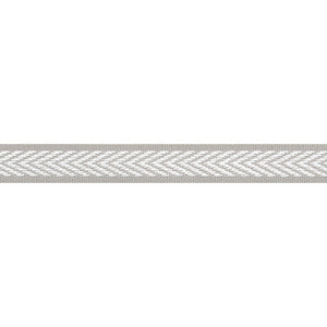 Westport Tape Sterling E81846 by Thibaut Fabric