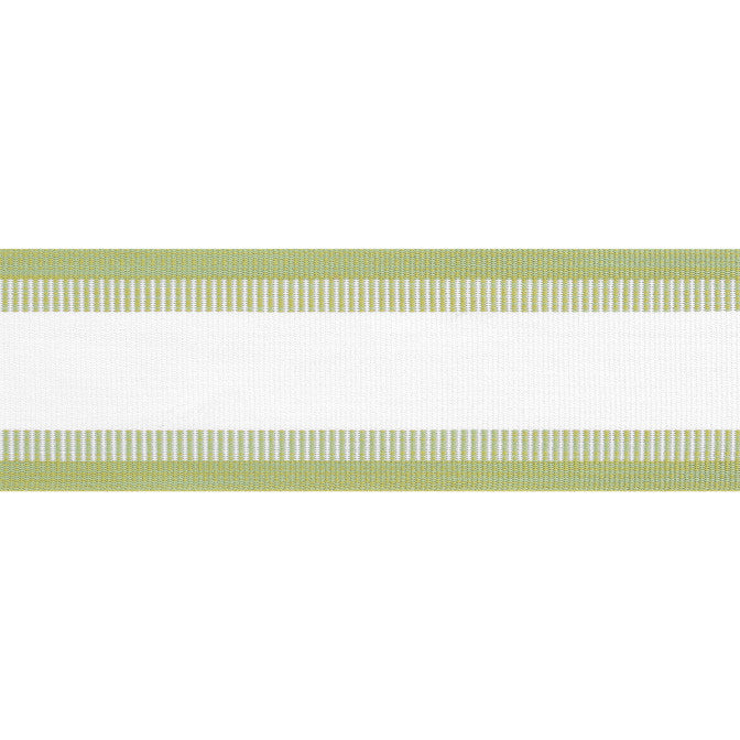 Nordia Tape Spring Green E81850 by Thibaut Fabric Thibaut Fabric Nordia Tape Spring Green E81850Fabric Tapes & Trims Vol. 4 100% Solution Dyed Polyester UNITED KINGDOM </p><p>Repeat: V: - 2.75 - Fabric Carolina -