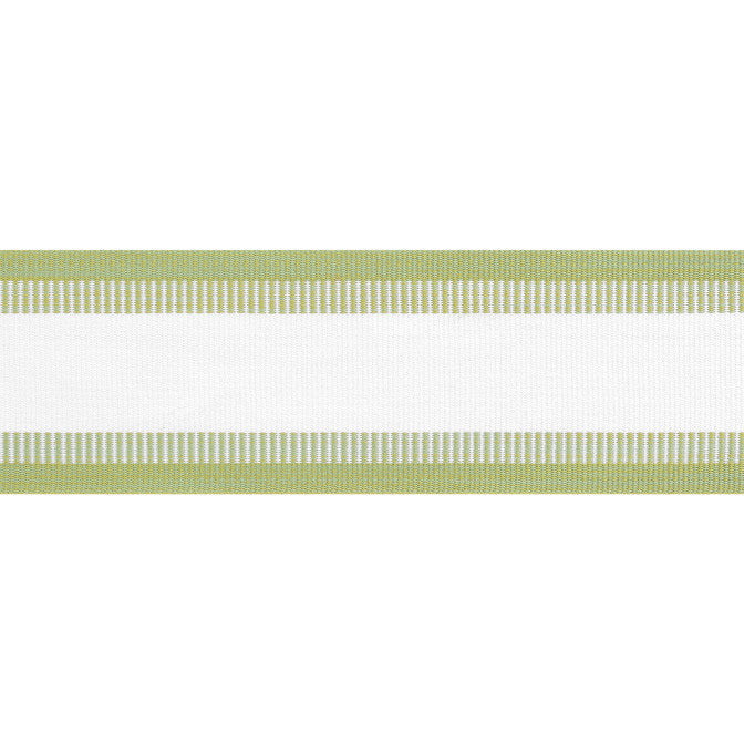 Nordia Tape Spring Green E81850 by Thibaut Fabric Thibaut Fabric Nordia Tape Spring Green E81850Fabric Tapes & Trims Vol. 4 100% Solution Dyed Polyester UNITED KINGDOM </p><p>Repeat: V: - 2.75 - Fabric Carolina -