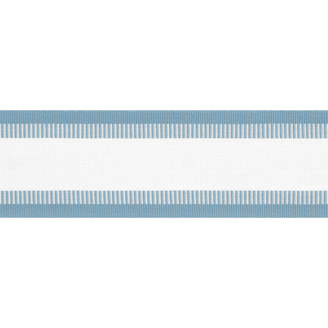 Nordia Tape Spa Blue E81853 by Thibaut Fabric Thibaut Fabric Nordia Tape Spa Blue E81853Fabric Tapes & Trims Vol. 4 100% Solution Dyed Polyester UNITED KINGDOM </p><p>Repeat: V: - 2.75 - Fabric Carolina -