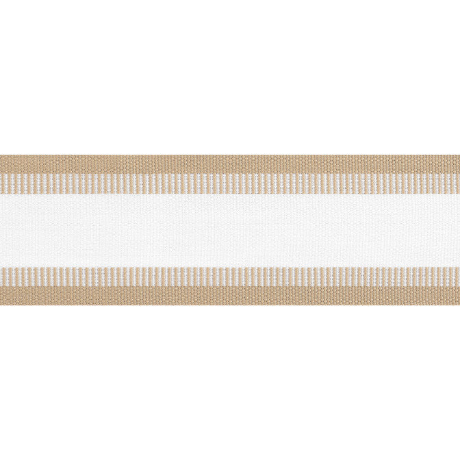 Nordia Tape Sand E81859 by Thibaut Fabric Thibaut Fabric Nordia Tape Sand E81859Fabric Tapes & Trims Vol. 4 100% Solution Dyed Polyester UNITED KINGDOM </p><p>Repeat: V: - 2.75 - Fabric Carolina -
