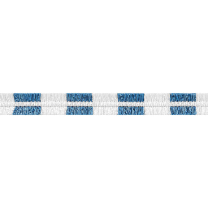 Easton Fringe Island Blue E81864 by Thibaut Fabric Thibaut Fabric Easton Fringe Island Blue E81864Fabric Tapes & Trims Vol. 4 100% Solution Dyed Polyester UNITED KINGDOM </p><p>Repeat: V: 2 0.875 - Fabric Carolina -