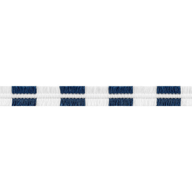 Easton Fringe Navy E81865 by Thibaut Fabric Thibaut Fabric Easton Fringe Navy E81865Fabric Tapes & Trims Vol. 4 100% Solution Dyed Polyester UNITED KINGDOM </p><p>Repeat: V: 2 0.875 - Fabric Carolina -