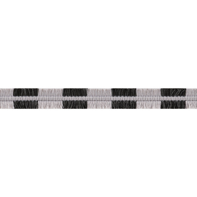 Easton Fringe Onyx E81866 by Thibaut Fabric Thibaut Fabric Easton Fringe Onyx E81866Fabric Tapes & Trims Vol. 4 100% Solution Dyed Polyester UNITED KINGDOM </p><p>Repeat: V: 2 0.875 - Fabric Carolina -