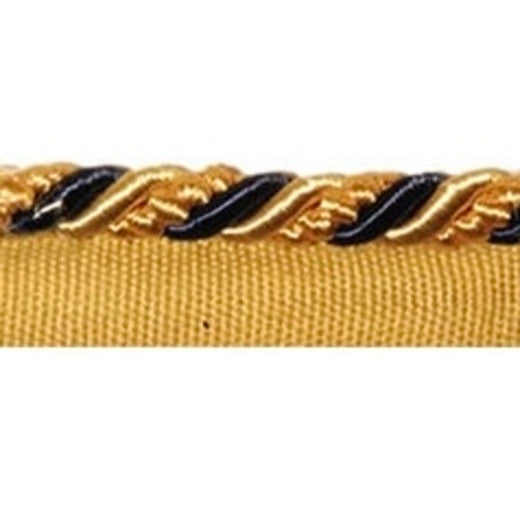 Cord - 565 Navy by Europatex Fabric Cord 100% Polyester China See Sample Horizontal: N/A and Vertical: N/A 0.38 inches  - Fabric Carolina -