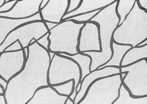 Earth White by Norbar Designer Fabric SHEER STYLE 50% POLYESTER 50% COTTON CHINA 31"V 25"H 118 - Swanky Fabrics -