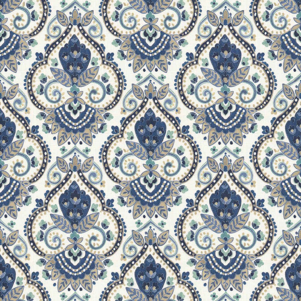 Eaton 3 Ink by Stout Fabric Stout Fabric Eaton 3 InkFabric Rainbow Library Denim/Indigo 67%Svi 33%Lin Spain </p><p>Repeat: H: 13.5, V: 24.5 54 in - Fabric Carolina -