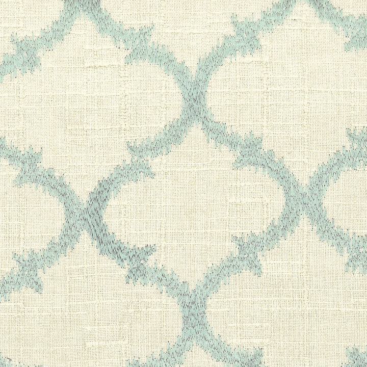 Eavesdrop 1 Opal by Stout Fabric COMFORTABLE LIVING TURQUOISE/LAGOON 98%POL 2%NYL %REMB CHINA FLAME RETARDANT-U.F.A.C. CLASS 1 Horizontal: 4 and Vertical: 3.75 51 in - Fabric Carolina -
