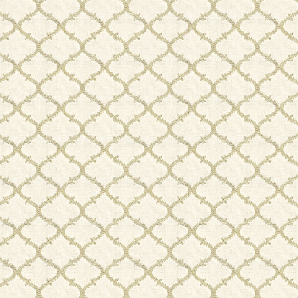Eavesdrop 4 Taupe by Stout Fabric COLOR MY WINDOW OATMEAL/PARCHMENT 98%POL 2%NYL %REMB CHINA FLAME RETARDANT-U.F.A.C. CLASS 1 Horizontal: 4 and Vertical: 3.75 51 in - Fabric Carolina -