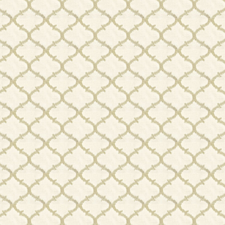 Eavesdrop 4 Taupe by Stout Fabric COLOR MY WINDOW OATMEAL/PARCHMENT 98%POL 2%NYL %REMB CHINA FLAME RETARDANT-U.F.A.C. CLASS 1 Horizontal: 4 and Vertical: 3.75 51 in - Fabric Carolina -