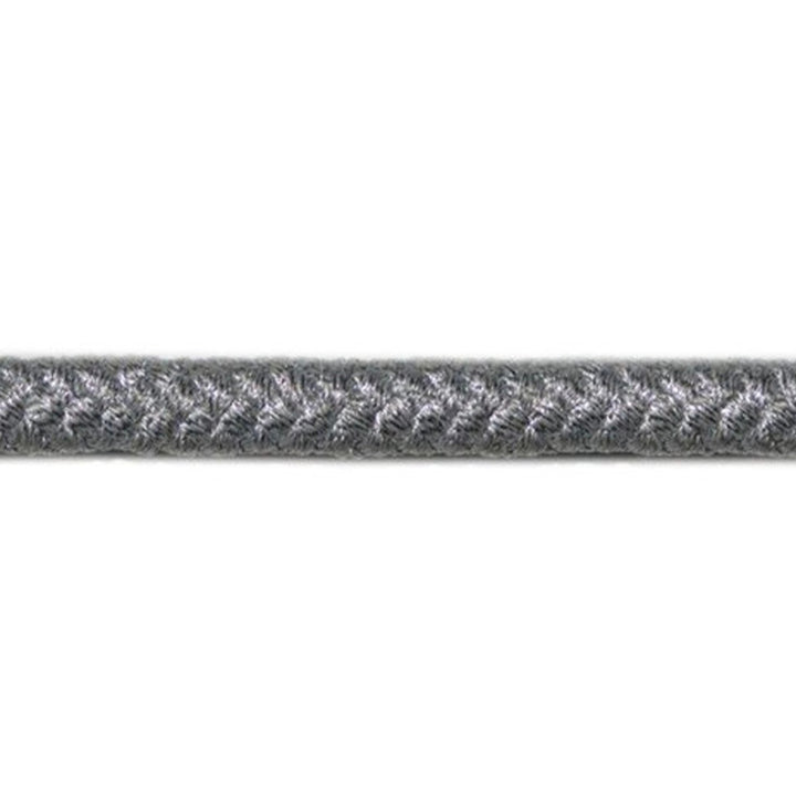 0283 Silver by Europatex Fabric Metallic 100% Polyester 0.25 inches - Fabric Carolina -