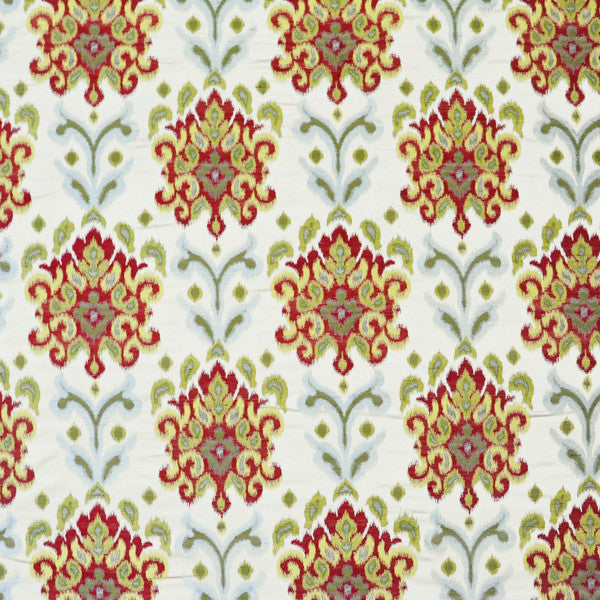 Elana # 20 Coral Reef by Maxwell Fabric TELAFINA SEASON V 62% SILK 38% POLYESTER INDIA </p><p>Repeat: Horizontal: H-13.1 and Vertical: V-15.2 54.7" - Fabric Carolina -