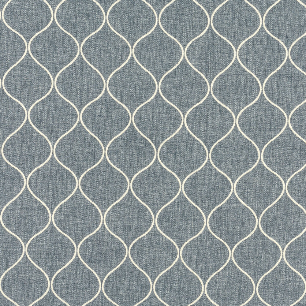 Ecarte 1 Slate by Stout Designer Fabric RAINBOW LIBRARY INK/SAPPHIRE 78%POL 14%COT 8%LIN INDIA FLAME RETARDANT-N.F.P.A. 260A CLASS 1 CATB 117-2013 Horizontal: 2.25 and Vertical: 3 54 in - Swanky Fabrics -