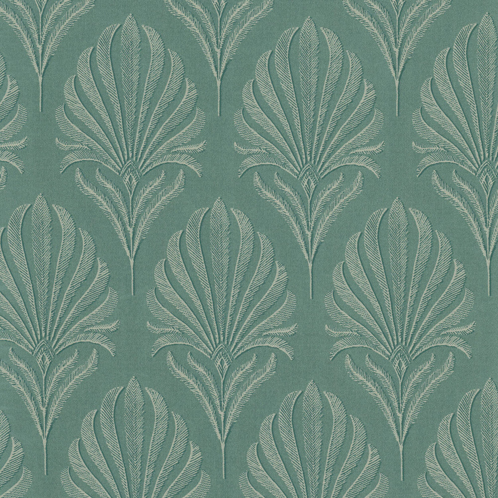 Echelon 1 Turquoise by Marcus William Fabric Marcus William Fabric Echelon 1 TurquoiseFabric Kai/Marcus William Bali 71%Pol 29%Nyl India </p><p>Repeat: H: 6.875, V: 0 54 in - Fabric Carolina -