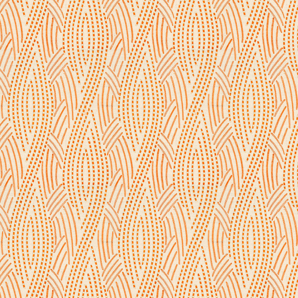 Eclair 3 Paprika by Stout Designer Fabric RAINBOW LIBRARY TILE/SORBET 60%LIN 40%COT %BEMB INDIA Horizontal: 12.750 and Vertical: 15.750 51 in - Swanky Fabrics -