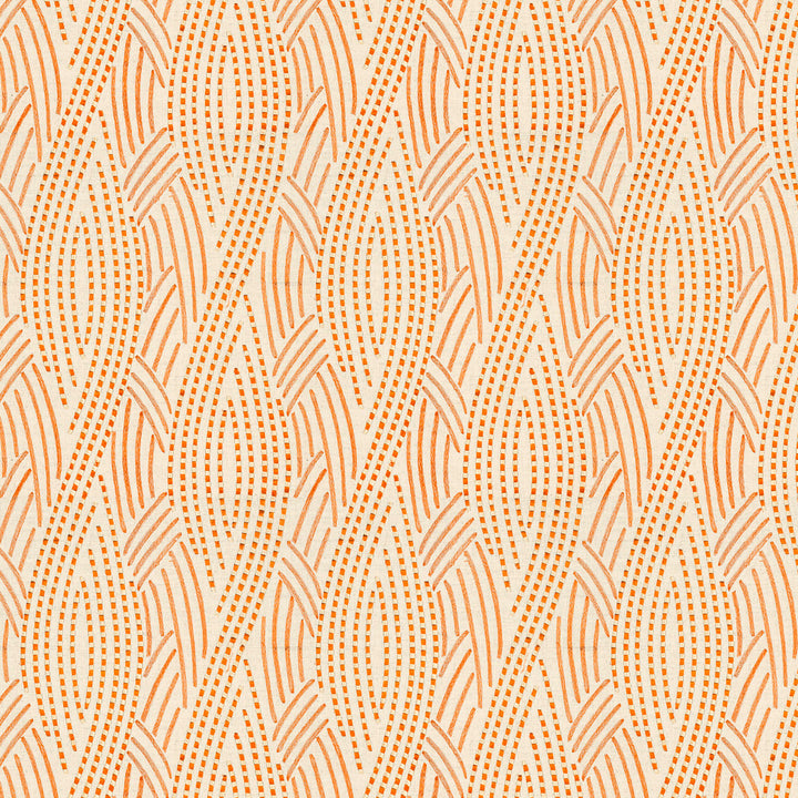 Eclair 3 Paprika by Stout Fabric RAINBOW LIBRARY TILE/SORBET 60%LIN 40%COT %BEMB INDIA Horizontal: 12.75 and Vertical: 15.75 51 in - Fabric Carolina -