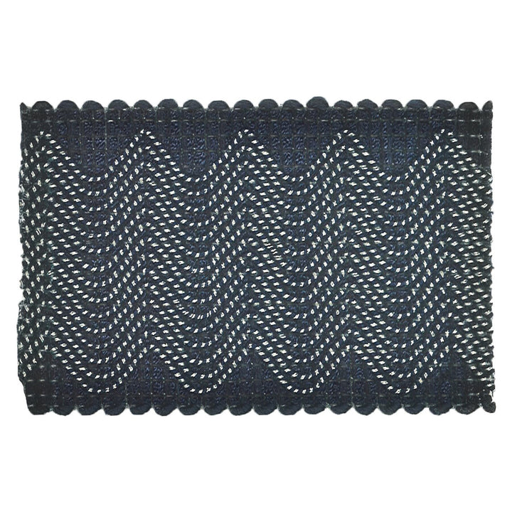 Eclectic 2 Cobalt by Stout Trim MOONDUST TRIM 42%SVI 29%LIN 17%NYL 7%COT 5%MTL CHINA Horizontal: 0 and Vertical: 0 2 in - Fabric Carolina -