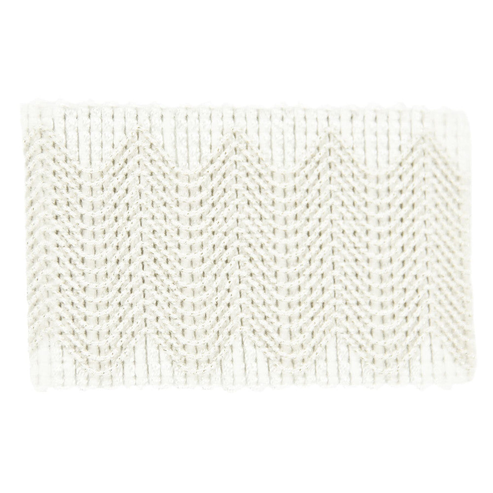 Eclectic 4 Pearl by Stout Trim MOONDUST TRIM 42%SVI 29%LIN 17%NYL 7%COT 5%MTL CHINA Horizontal: 0 and Vertical: 0 2 in - Fabric Carolina -
