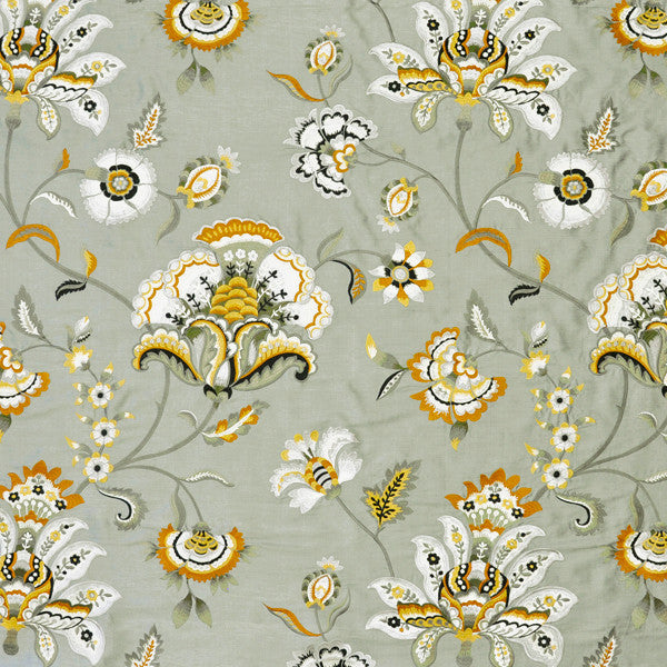 Enya # 7 Robin by Maxwell Fabric TELAFINA SEASON V 90% VISCOSE/10% SILK INDIA See sample </p><p>Repeat: Horizontal: 25.2" and Vertical: 29.9" 54"EMB51.5 - Fabric Carolina -