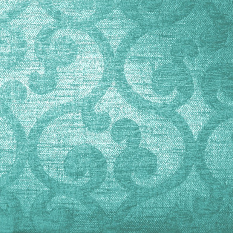 Ellipse # 103 Teal by Maxwell Fabric 100% POLYESTER TURKEY </p><p>Repeat: Horizontal: H-13.3 and Vertical: V-6.8 54.3" - Fabric Carolina -