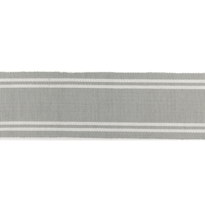 Renwick Braid Pewter by Threads Designer Trim GREAT STRIPES COTTON - 100% India - Horizontal: - and Vertical: - 1.97 - Swanky Fabrics -
