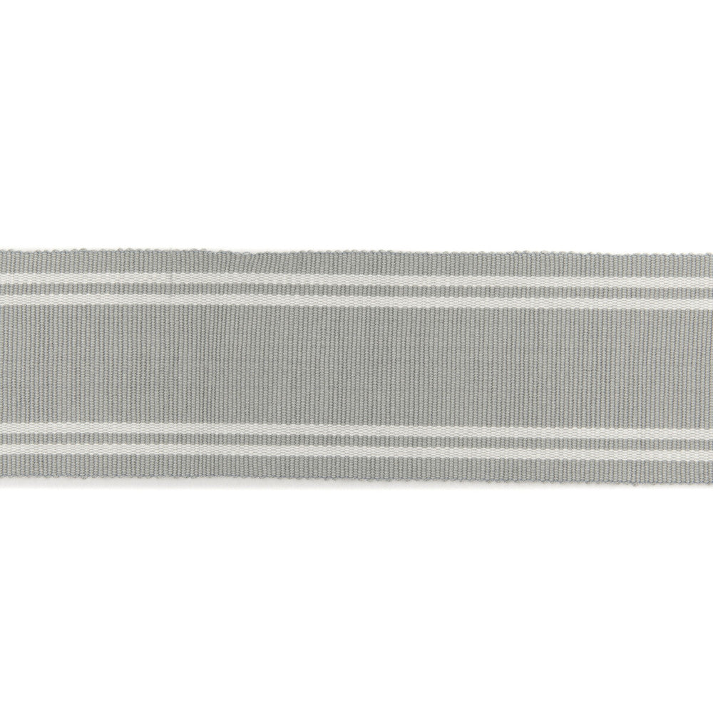 Renwick Braid Pewter by Threads Designer Trim GREAT STRIPES COTTON - 100% India Horizontal: and Vertical: 1.97 - Swanky Fabrics -