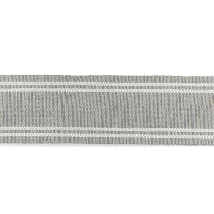 Renwick Braid Pewter by Threads Trim GREAT STRIPES COTTON - 100% India Horizontal: and Vertical: 1.97 - Fabric Carolina -